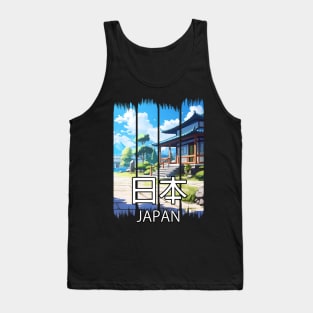 Japanese Temple Landscape – Anime Shirt Tank Top